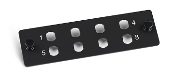 Адаптерная панель Cabeus FO-FP-8ST-BK (10803c)