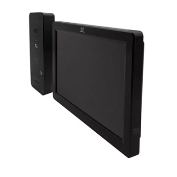 Комплект видеодомофона Space Technology ST-MР300/7 серия «Земля» ЧЕРНЫЙ (TS/SD/WF/IPC/1080P/IP/110°/IC)