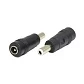 Переходник питания гнездо 5,5х2,1 - штекер 5,5х2,5 AMATEK AVC-DC-M20