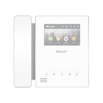 Аудиотрубка, подключается к домофону AU-04L BAS-IP SP-AU WHITE