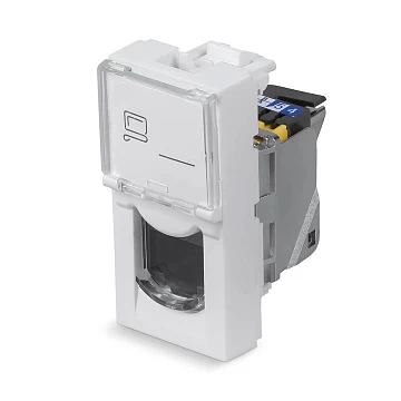 Keystone Jack RJ-45(8P8C) Cabeus KJ-RJ45-Cat.6a-SH-180T-FP-L-225 (11846c)