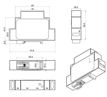 Блок питания FARADAY 12W/12-24V/DIN