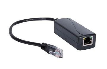 PoE-конвертер Gigabit Ethernet 48V в 24V Порты: вх - RJ45(10/100/1000 Base-T, IEEE 8023af/at), вых - кабель RJ45(10/100/1000 Base-T, 24V 1A) Входное напряжение: DC48-57V Методы PoE: вх - A(1,2(+);3,6(-)) и B(4,5(+);7,8(-)), вых- B(4,5(+);7,8(-)) Предназна