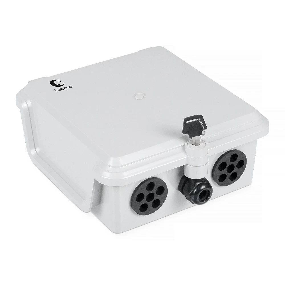 Коробка распределительная на 50 пар,195х195х85 мм, IP 54, для улицы Cabeus O-DB-50P (7478c) (OUT)