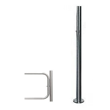 Стойка с отверстием под стопорный механизм поворотной секции PERCo-BH02 2-14