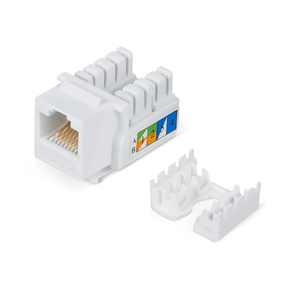 Вставка Keystone Jack RJ-45 Cabeus KJ-RJ45-CAT.5E-90 (7008c)