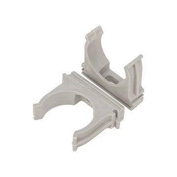 Крепеж-клипса для труб д32мм, цвет серый Cabeus CF32-GY (11476c)