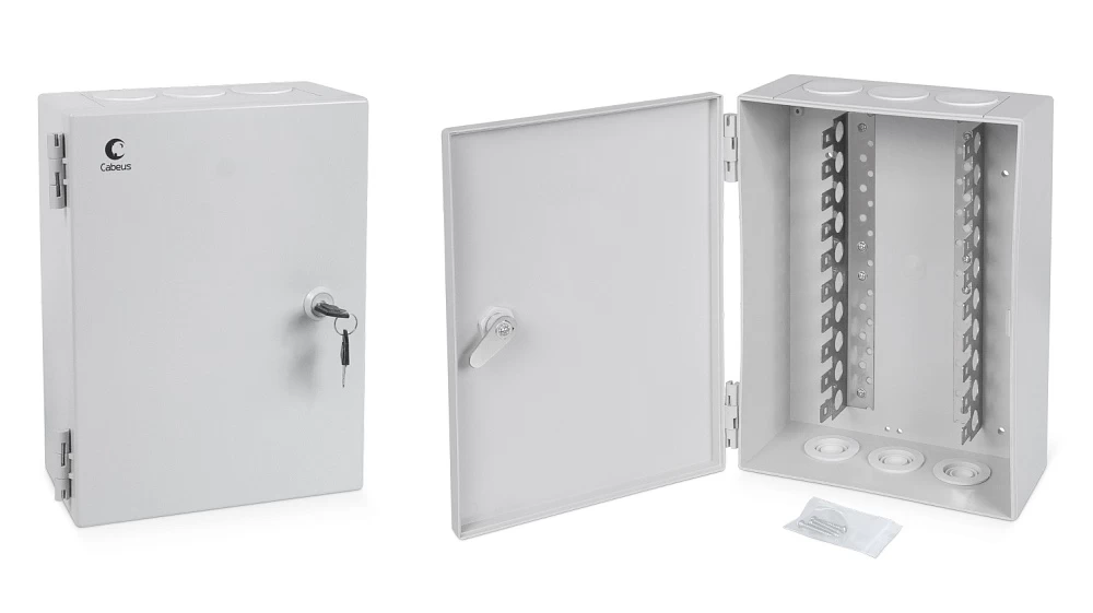 Коробка распределительная на 100 пар, 275х205х105 мм Cabeus DB-100P (7090c)