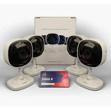 Комплект облачного видеонаблюдения TRASSIR 4TRCloud3000