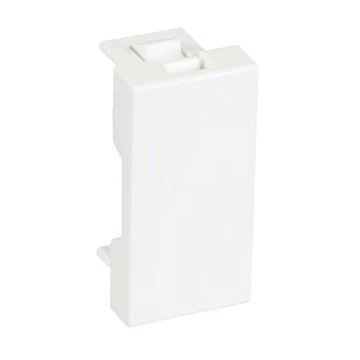 Вставка-заглушка типа Mosaic 22,5x45мм, NETLAN EC-IMH-0-WT-10