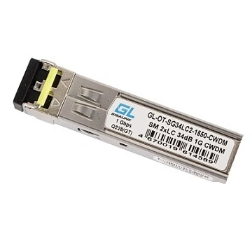 Модуль SFP, CWDM, SM, 2xLC, 1450 нм, 34dB NIKOMAX GL-OT-SG34LC2-1450-CWDM