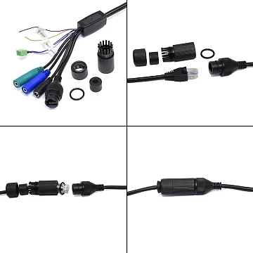 Купольная IP видеокамера 5 Мп AVTech, AVM5447P (2.8 - 12.0 мото)