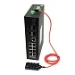 12 портовый управляемый коммутатор с PoE AMATEK AN-SXGM12P8S