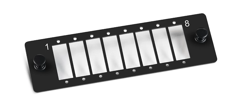 Адаптерная панель Cabeus FO-FP-8SC-D-BK (10805c)