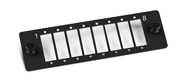 Адаптерная панель Cabeus FO-FP-8SC-D-BK (10805c)