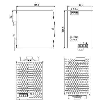 Блок питания AMATEK AP-DIN48/480