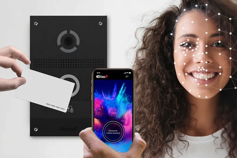 Вызывная IP панель BAS-IP AV-08FBL BLACK