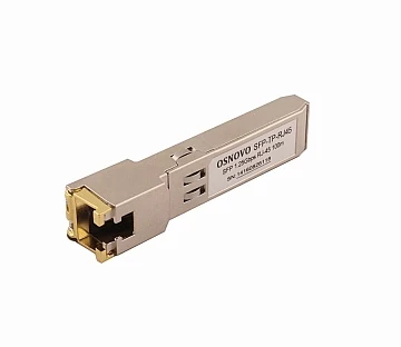 Медный SFP модуль Gigabit Ethernet с разъемом RJ45 OSNOVO SFP-TP-RJ45