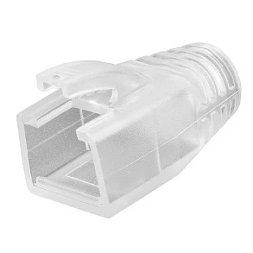 Защитный колпачок для коннекторов RJ45 NIKOMAX ESSENTIAL NMC-RJBOOT75T-TR-100