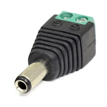 Разъем питания штекер 2,5х5,5 с клеммной колодкой под винт AMATEK AVC-DC-MT2