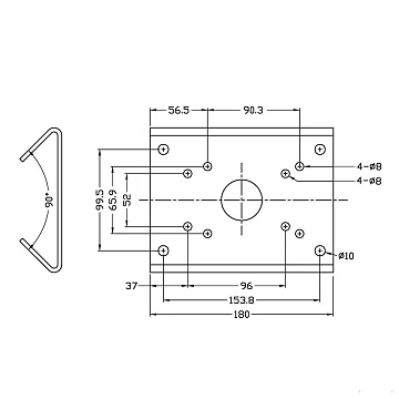 Кронштейн на столб AMATEK AV-BPS1