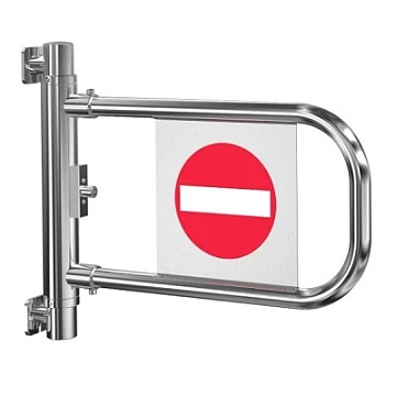 Калитка без устройства возврата дуги, крепление к стене, 90×90×492 мм Калитка "Ростов-Дон К52К" ХРОМ (без дуги) (0679-03)