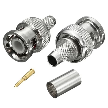 Разъем BNC штекер обжимной, прямой AMATEK AVC-BNC-MCR59