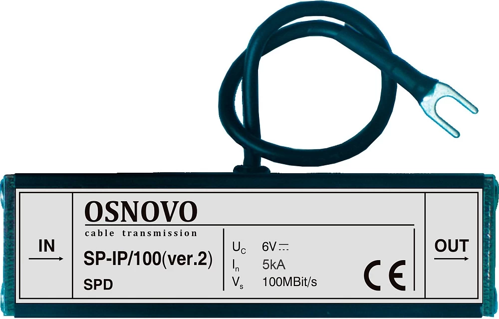 Устройство грозозащиты OSNOVO SP-IP/100(ver.2)