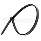 TANTOS, Хомут nylon 200x3,6 мм 100 шт. чёрный Tantos.