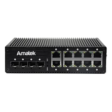 14 портовый управляемый коммутатор с PoE AMATEK AN-SXGM14P8A