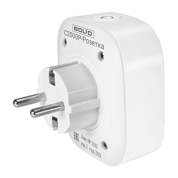 Розеточный радиоканальный модуль Болид С2000Р-Розетка