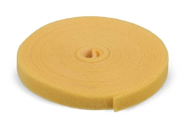 Лента (липучка) в рулоне, 9 мм, 5 м, желтая Cabeus ROL-5x9-YL (9372c)
