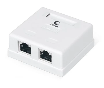 Розетка компьютерная RJ-45(8P8C) Cabeus WS-8P8C-Cat.6-SH-2 (7989c)