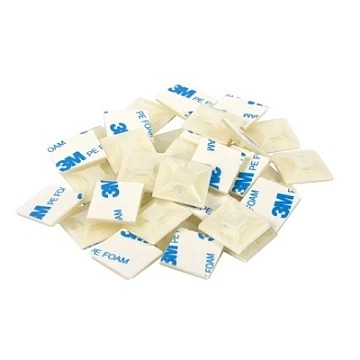 Основание 20х20мм для стяжек шириной до 4,4мм NIKOMAX NMC-TMA20-WT-100-K