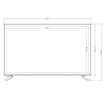 Монитор 32" AMATEK APV-M32PF-HD