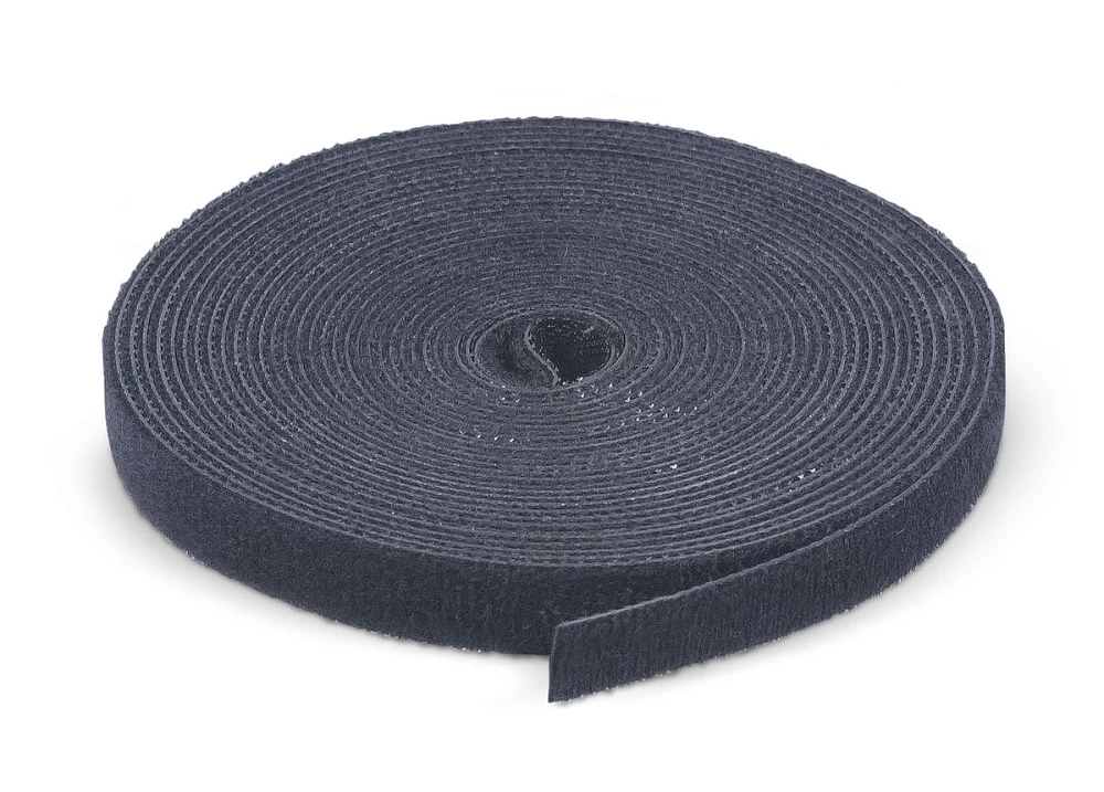 Лента (липучка) в рулоне, 9 мм, 5 м, черная Cabeus ROL-5x9-BK (9371c)