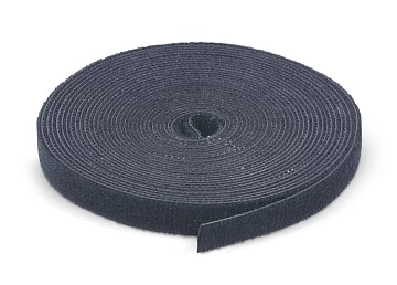 Лента (липучка) в рулоне, 9 мм, 5 м, черная Cabeus ROL-5x9-BK (9371c)