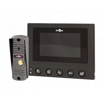 Комплект видеодомофона Smartec ST-MS604S-BK
