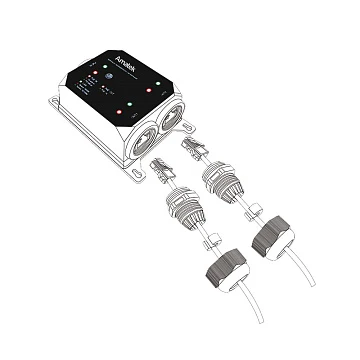 Уличный PoE удлинитель AMATEK AN-PEGX2