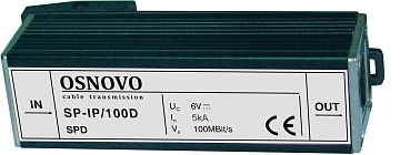 Устройство грозозащиты OSNOVO SP-IP/100D