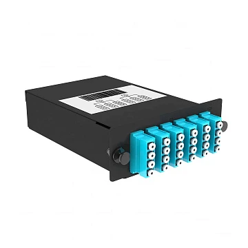 Кассета кроссовая Cabeus FO-9-2x12MPO(m)/А-24xLC/U-A-BK (11998c)