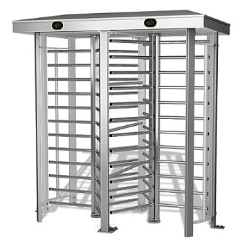 Полноростовой сдвоенный турникет OXGARD Praktika Т-10-Н4R Doublе Pass (Mifare)