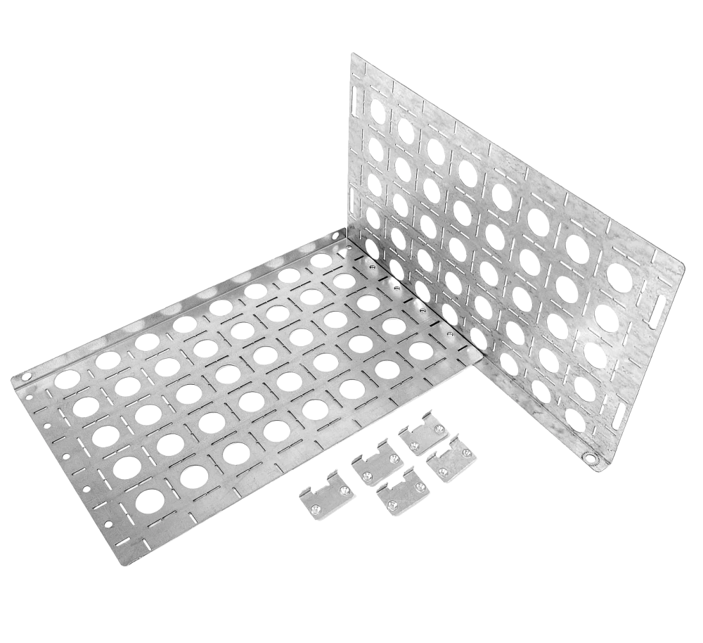 Комплект боковых монтажных панелей 19" (В500 × Г300) Elbox EU-500.300