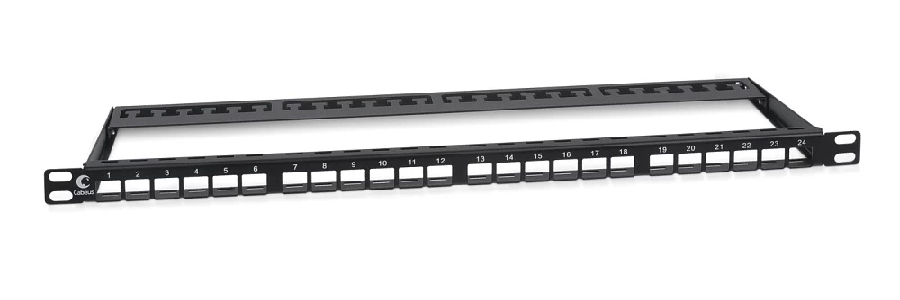 Патч-панель 19", 05U, 24 порта Cabeus PLBHD-24-05U (9662c)
