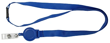 Ремешок с пряжкой и ретрактором синий Smartec ST-AC203LR-BL
