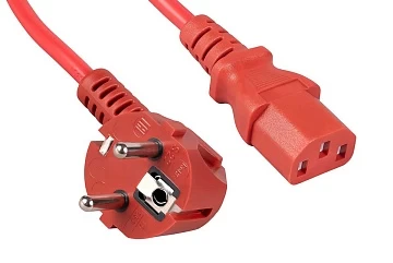 Кабель питания Cabeus PC-186-VDE-1.8M-RD (12020c)