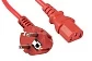 Кабель питания Cabeus PC-186-VDE-1.8M-RD (12020c)