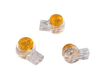 Зажим скотч-лок, жила 0,4-0,7мм, (25 шт) Cabeus KT1-UY (11515c)