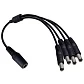 Соединительный кабель для разветвления линии питания TANTOS Разветвитель питания TS DC 4