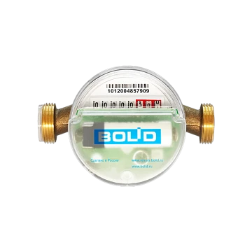 Универсальный счётчик воды с встроенным радиомодулем Болид СВК15-3-8-1-Б3
